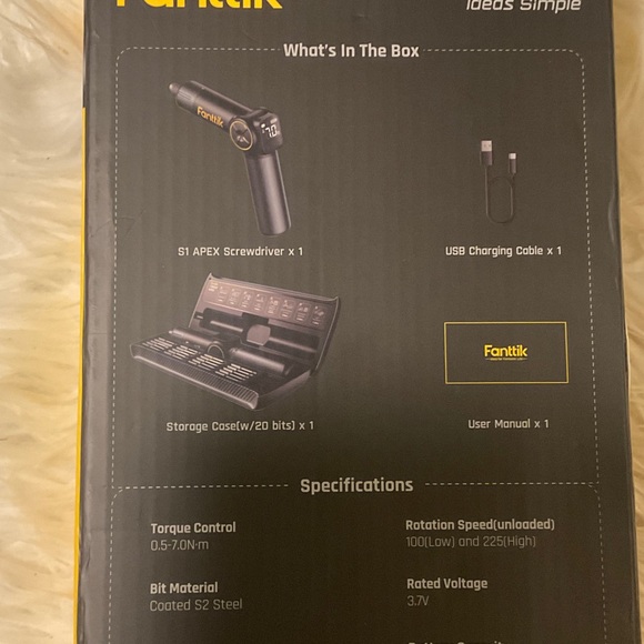 Fantitik Portable Smart Cordless Screwdriver - Picture 7 of 9